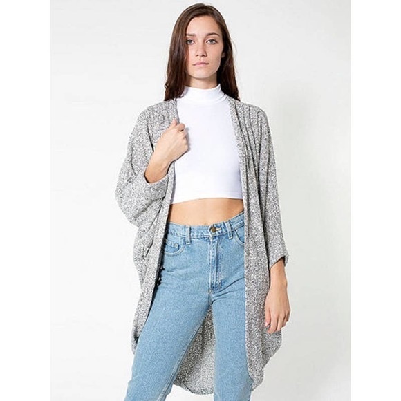 American apparel grey cocoon sweater - Picture 4 of 4